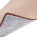 Теплий килимок для підлоги 530 x 630 мм (коричневий)