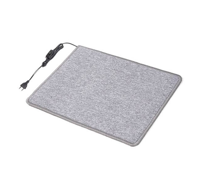 Мобільний теплий килимок 530 x 430 мм (сірий)
