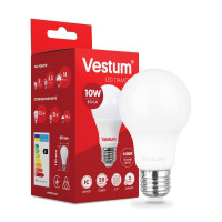 Світлодіодна лампа VESTUM A60 10W 4100K 220V E27 1-VC-1105