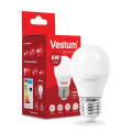 Світлодіодна лампа VESTUM G45 6W 4100K 220V E27 1-VC-1201