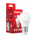 Світлодіодна лампа VESTUM G45 8W 4100K 220V E27 1-VC-1209