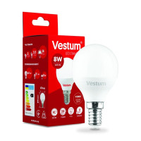 Светодиодная лампа VESTUM G45 8W 4100K 220V E14 1-VC-1211