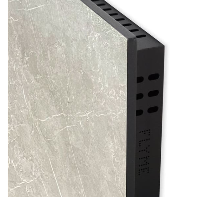 Керамічний панельний обігрівач FLYME 900PB сірий камінь з терморегулятором