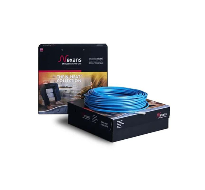 Нагрівальний кабель Nexans TXLP/2R, 1250 Вт, (7.2-9.1м²), 17 Вт/м.п, 72,4 м