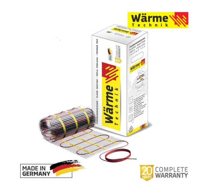 Нагрівальний мат для теплої підлоги Wärme Twin mat/150, 750 Вт, 5.0м²